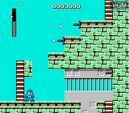 Image in-game du jeu Mega Man sur Nintendo NES