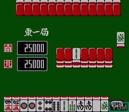 Image in-game du jeu Namcot Mahjong III - Mahjong Tengoku sur Nintendo NES