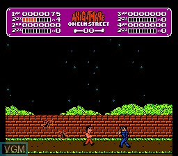 Image in-game du jeu A Nightmare on Elm Street sur Nintendo NES