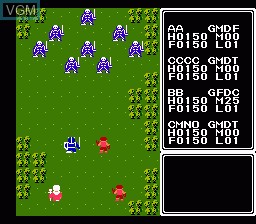 Image in-game du jeu Ultima - Exodus sur Nintendo NES