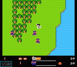 Image in-game du jeu Valkyrie no Bouken - Toki no Kagi Densetsu sur Nintendo NES
