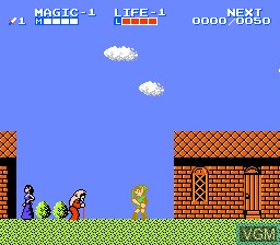 Image in-game du jeu Zelda II - The Adventure of Link sur Nintendo NES