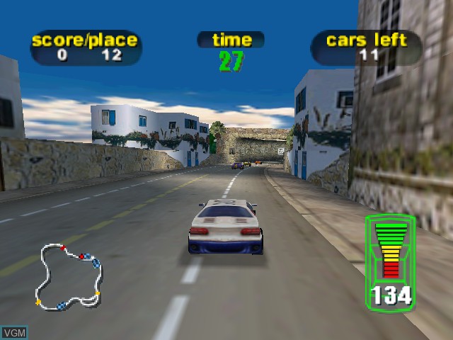 Image in-game du jeu Destruction Derby 64 sur Nintendo 64