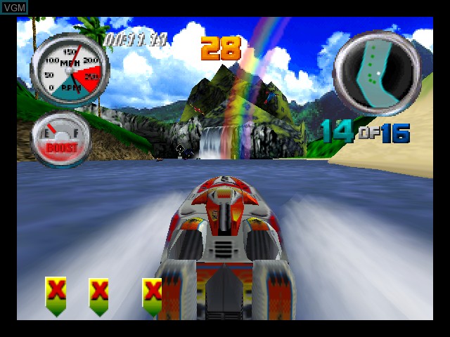 Image in-game du jeu Hydro Thunder sur Nintendo 64