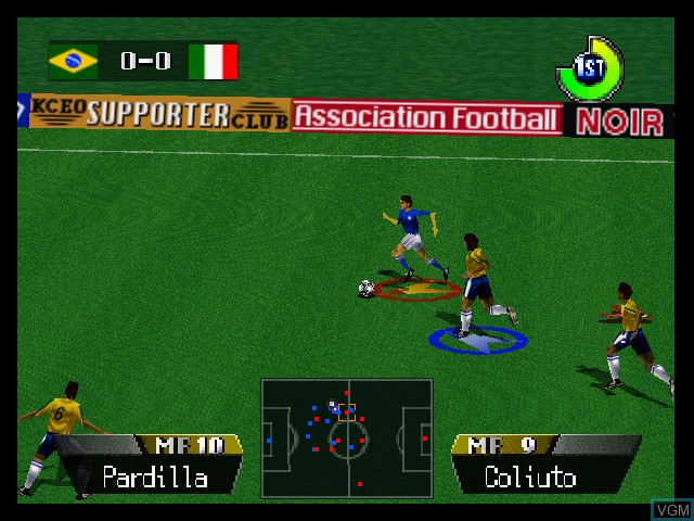 Image in-game du jeu International Superstar Soccer 64 sur Nintendo 64