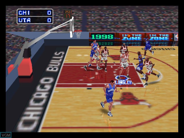 Image in-game du jeu NBA In The Zone '98 sur Nintendo 64