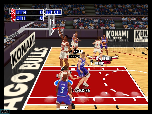 Image in-game du jeu NBA In The Zone '99 sur Nintendo 64