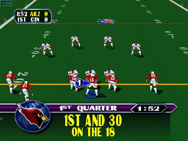 Image in-game du jeu NFL Blitz sur Nintendo 64