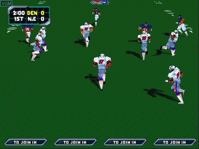 Image in-game du jeu NFL Blitz 2000 sur Nintendo 64