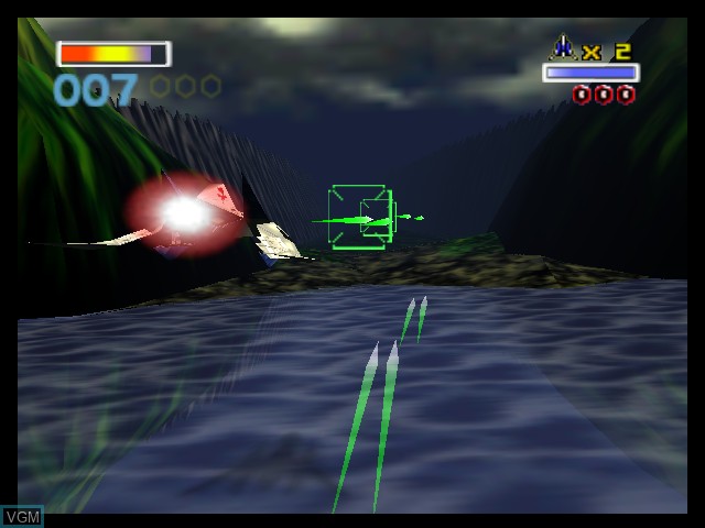 Image in-game du jeu Star Fox 64 sur Nintendo 64