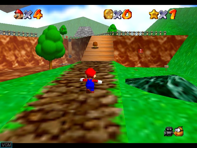 Image in-game du jeu Super Mario 64 sur Nintendo 64