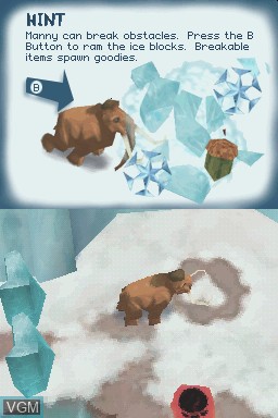 Image in-game du jeu Ice Age 2 - The Meltdown sur Nintendo DS