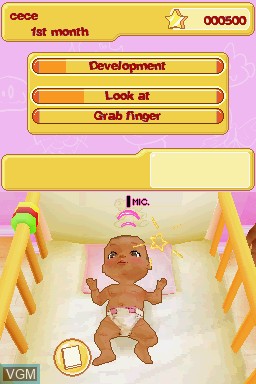 Image in-game du jeu My Baby Girl sur Nintendo DS