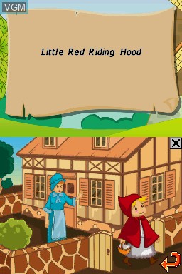 Image in-game du jeu Tales to Enjoy! Little Red Riding Hood sur Nintendo DS