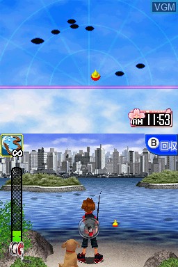 Image in-game du jeu Mezase!! Tsuri Master DS sur Nintendo DS