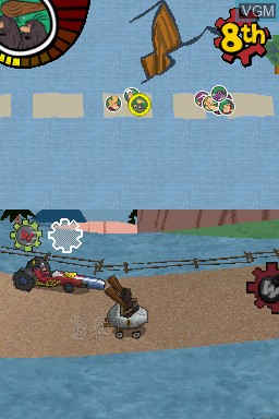 Image in-game du jeu Wacky Races - Crash & Dash sur Nintendo DS