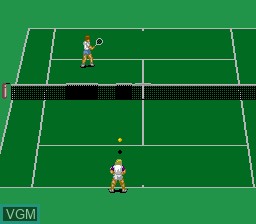 Image in-game du jeu Power Tennis sur NEC PC Engine