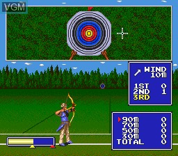 Image in-game du jeu World Sports Competition sur NEC PC Engine