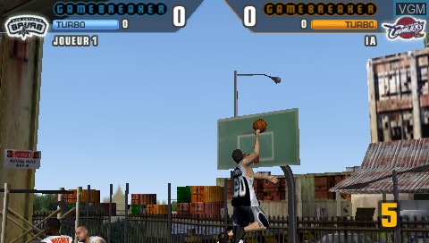 Image in-game du jeu NBA Street Showdown sur Sony PSP