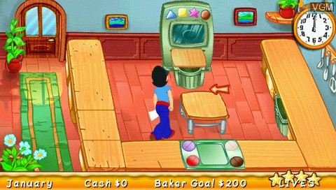 Image in-game du jeu Cake Mania - Baker's Challenge sur Sony PSP
