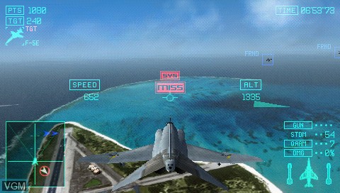 Image in-game du jeu Ace Combat - Joint Assault sur Sony PSP