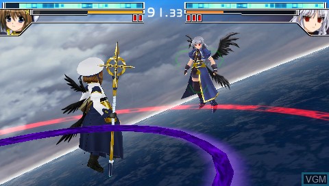 Image in-game du jeu Mahou Shoujo Lyrical Nanoha A's Portable - The Battle of Aces sur Sony PSP