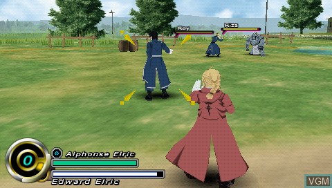 Image in-game du jeu Fullmetal Alchemist - Brotherhood sur Sony PSP