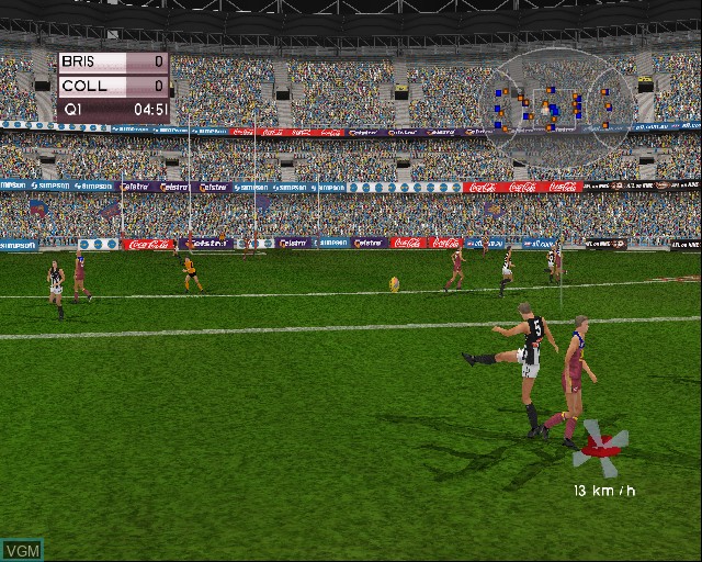 Image in-game du jeu AFL Live Premiership Edition sur Sony Playstation 2