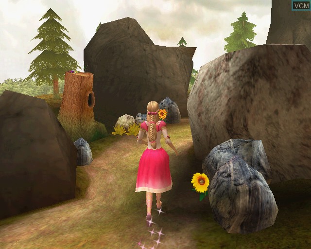 Image in-game du jeu Barbie in The 12 Dancing Princesses sur Sony Playstation 2