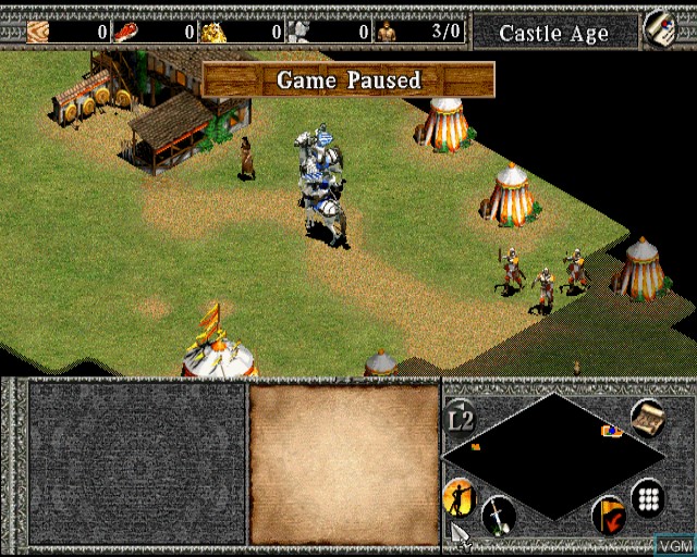 Image in-game du jeu Age of Empires II - The Age of Kings sur Sony Playstation 2