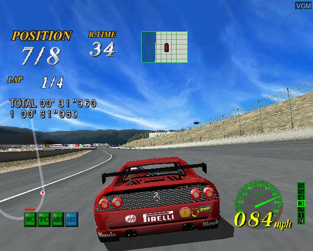 Image in-game du jeu Ferrari F355 Challenge sur Sony Playstation 2