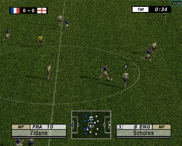 Image in-game du jeu International Superstar Soccer 2 sur Sony Playstation 2