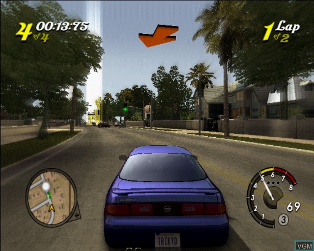 Image in-game du jeu L.A. Rush sur Sony Playstation 2