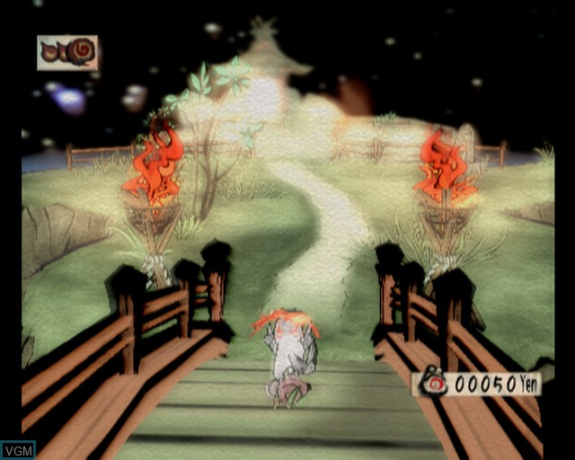 Image in-game du jeu Okami sur Sony Playstation 2