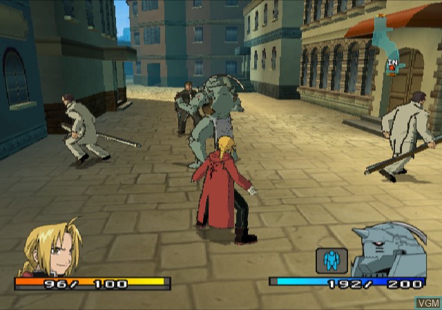 Image in-game du jeu Fullmetal Alchemist 2 - Curse of the Crimson Elixir sur Sony Playstation 2
