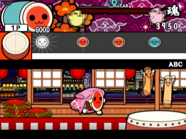 Image in-game du jeu Taiko Drum Master sur Sony Playstation 2