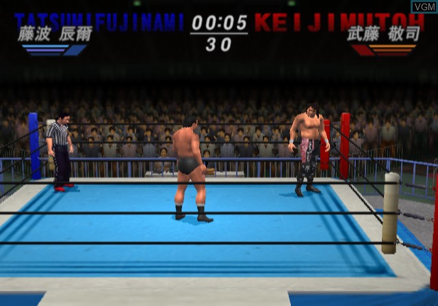 Image in-game du jeu All Star Pro-Wrestling sur Sony Playstation 2