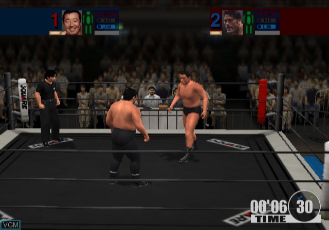 Image in-game du jeu All-Star Professional Wrestling II sur Sony Playstation 2