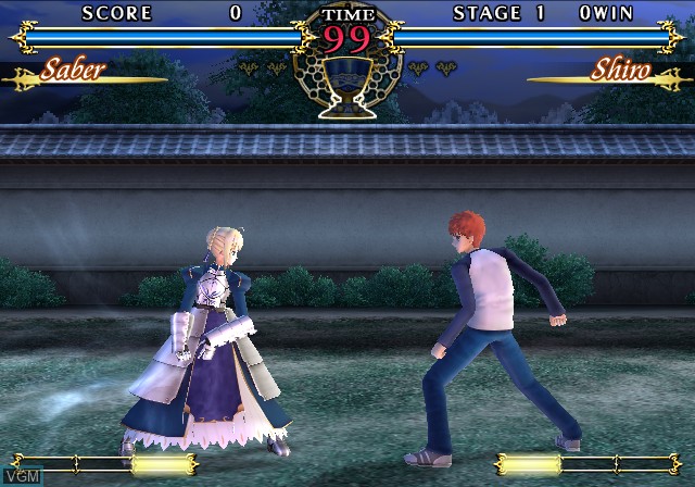 Image in-game du jeu Fate/Unlimited Codes sur Sony Playstation 2