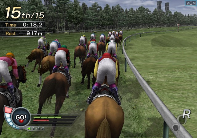 Image in-game du jeu G1 Jockey 3 2005 Nendoban sur Sony Playstation 2