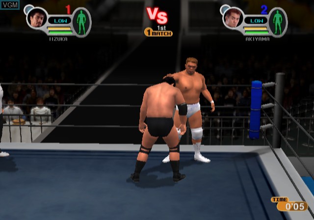 Image in-game du jeu All-Star Professional Wrestling III sur Sony Playstation 2