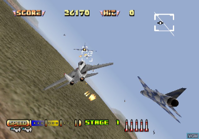Image in-game du jeu Sega Ages 2500 Series Vol. 10 - After Burner II sur Sony Playstation 2