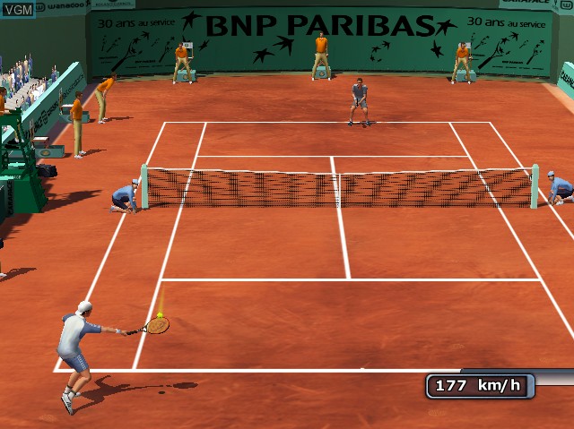 Image in-game du jeu Next Generation Tennis 2003 sur Sony Playstation 2