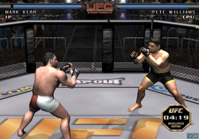 Image in-game du jeu Ultimate Fighting Championship - Tapout 2 sur Sony Playstation 2