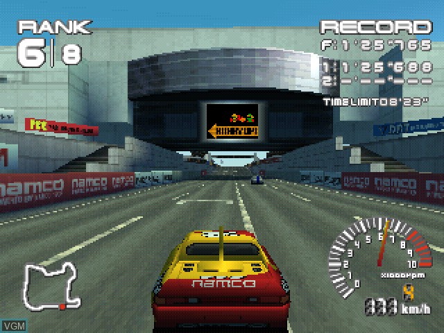 Image in-game du jeu Ridge Racer Type 4 sur Sony Playstation