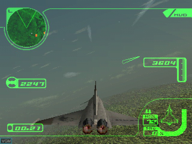 Image in-game du jeu Ace Combat 3 - Electrosphere sur Sony Playstation