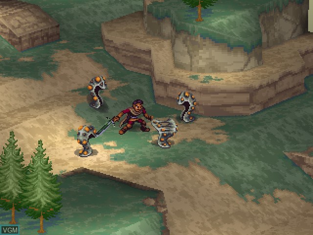 Image in-game du jeu Vandal Hearts II sur Sony Playstation