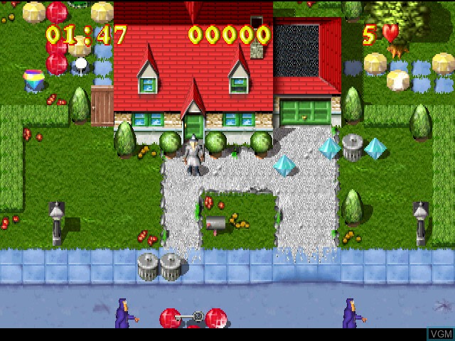 Image in-game du jeu Inspector Gadget - Gadget's Crazy Maze sur Sony Playstation