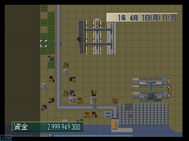 Image in-game du jeu A-Ressha de Ikou Z - Mezase! Tairiku Oudan sur Sony Playstation