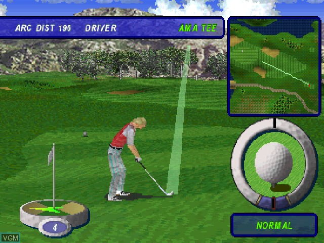 Image in-game du jeu Actua Golf 3 sur Sony Playstation